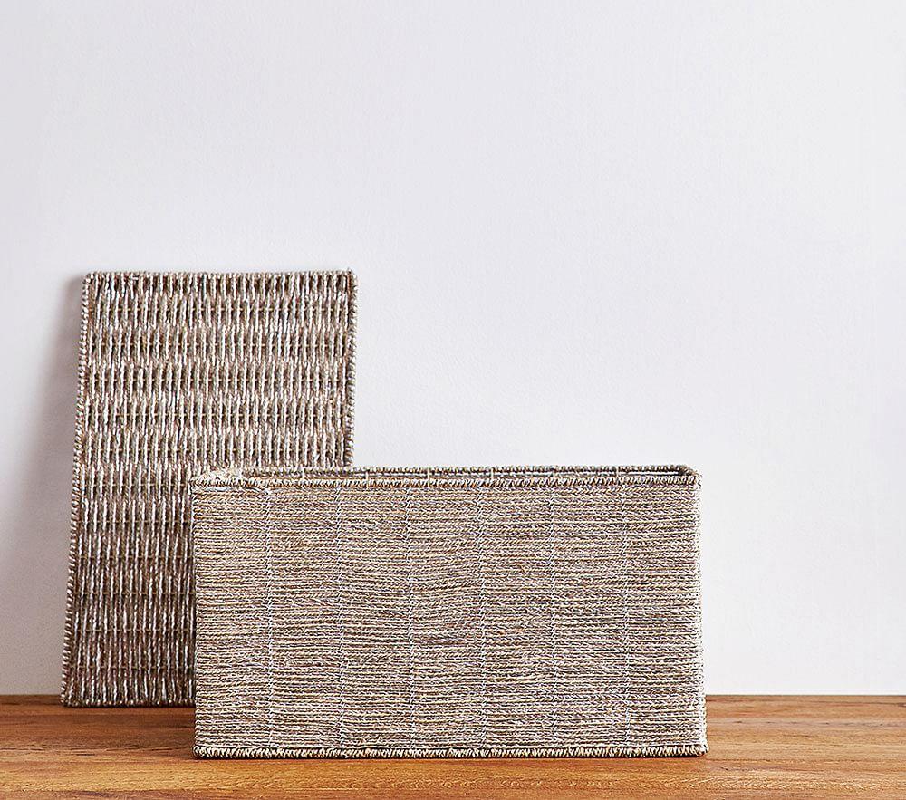 Silver Rope Toy Chest
